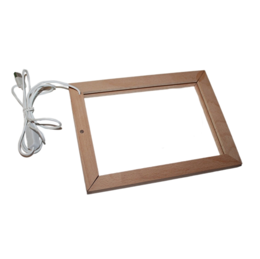 LED Lights Wooden Photo Frame - Picture 12 of 15